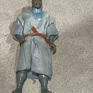 Robin Hood Azeem Figure 1991 Kenner Prince of Thieves Morgan Freeman Robe Figure